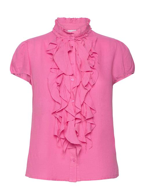 Se Saint Tropez Ellisz Ss Shirt Saint Tropez Pink ved Booztlet