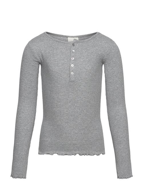 Se Sofie Schnoor Young T-Shirt Long-Sleeve Sofie Schnoor Young Grey ved Booztlet