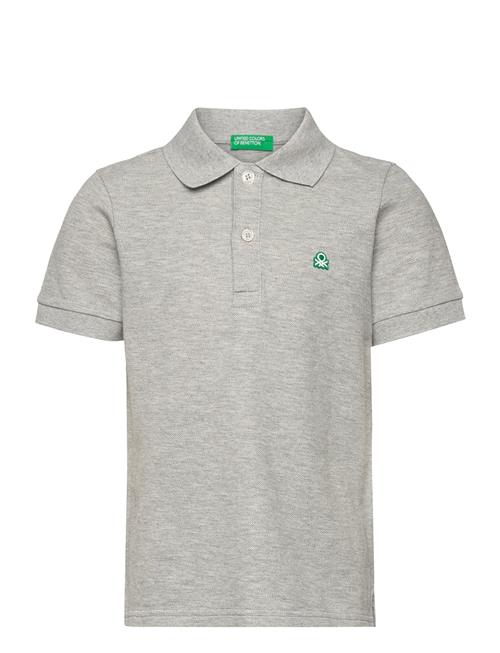 United Colors of Benetton H/S Polo Shirt United Colors Of Benetton Grey