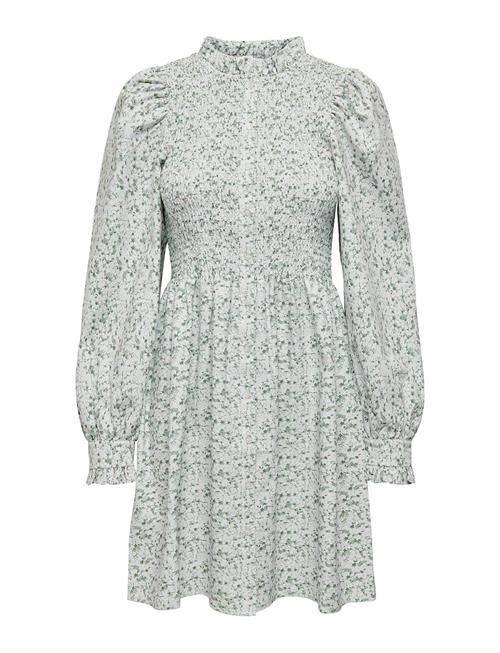 ONLY Onlpi Aspen L/S Smock Dress Wvn Cs ONLY Green