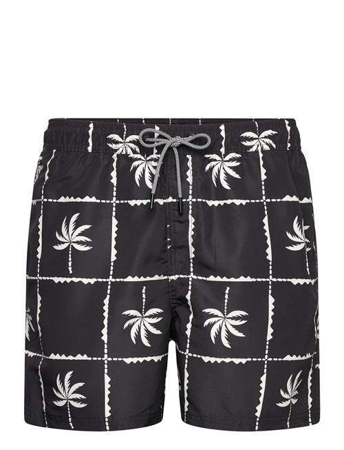 Jack & Jones Jpstfiji Jjswim Oceanday Ss24 Ly Jack & J S Black