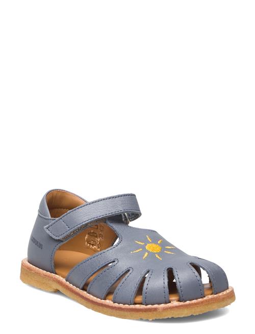 Sandals - Flat - Closed Toe - ANGULUS Blue