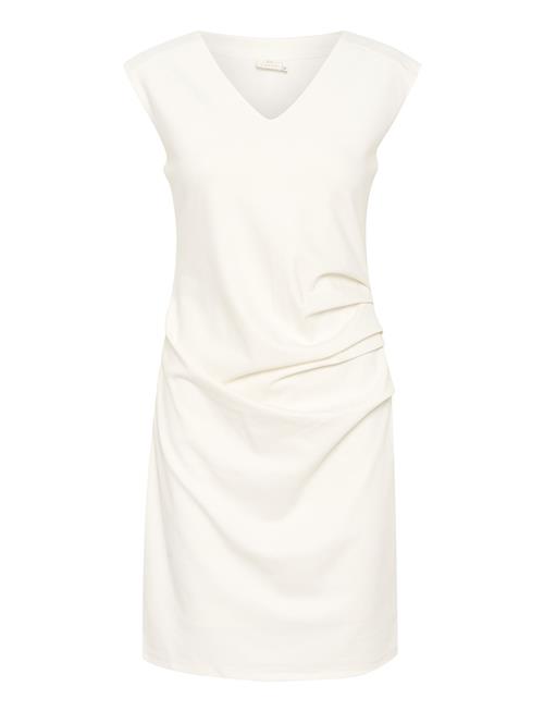 Kaffe Kaindia V-Neck Dress Kaffe White