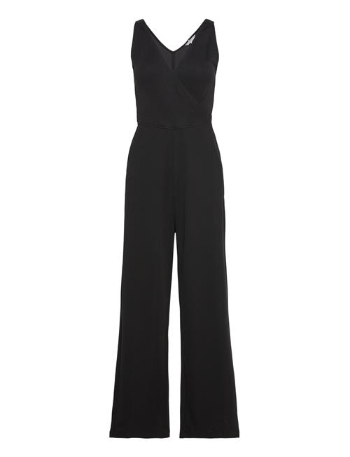 Se Tommy Hilfiger Wrap Detail Jumpsuit Sleeveless Tommy Hilfiger Black ved Booztlet