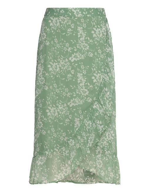 Vero Moda Vmsmilla H/W Wrap Skirt Wvn Ga Vero Moda Green