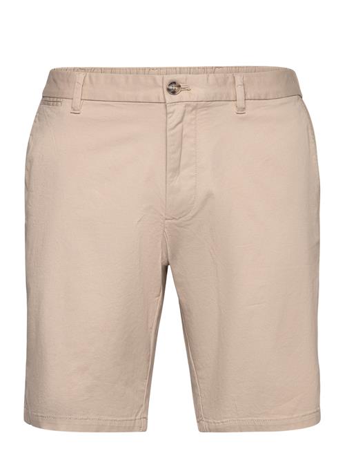 Mango Slim-Fit Chino Cotton Bermuda Shorts Mango Beige