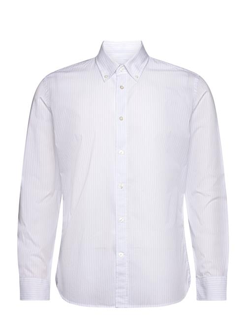 Regular-Fit Striped Cotton Shirt Mango White