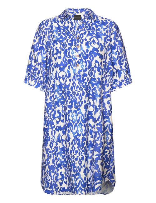 Brandtex Casual Dress Brandtex Blue