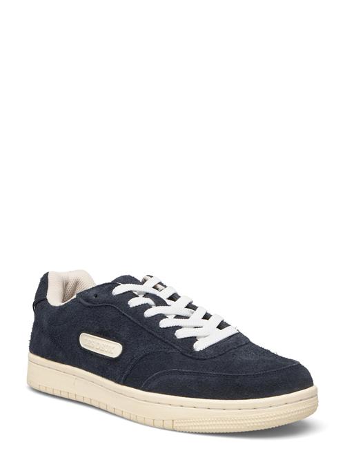 Les Deux Wolfe Suede Sneaker Les Deux Navy