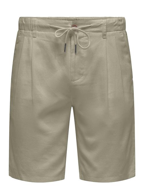 ONLY & SONS Onsleo Linen Mix 0048 Shorts ONLY & SONS Beige