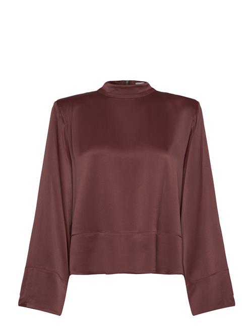 House Of Dagmar Shiny Long Sleeve House Of Dagmar Brown