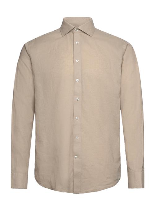 Bruun & Stengade Bs Butkus Casual Modern Fit Shirt Bruun & Stengade Beige