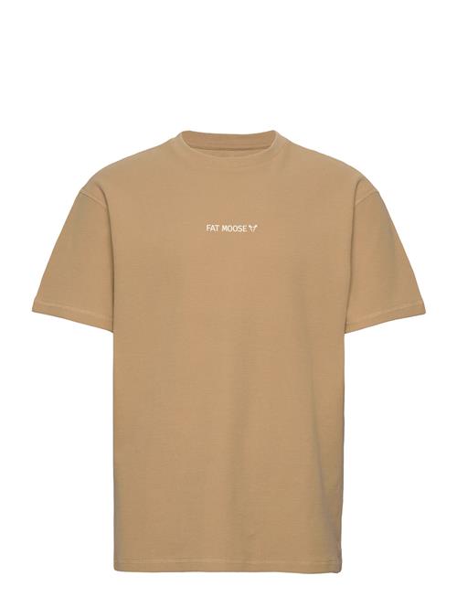 Se Fat Moose Christopher Structured Tee Fat Moose Khaki ved Booztlet