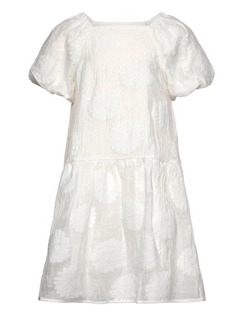 Mango Floral Embroidery Dress Mango White