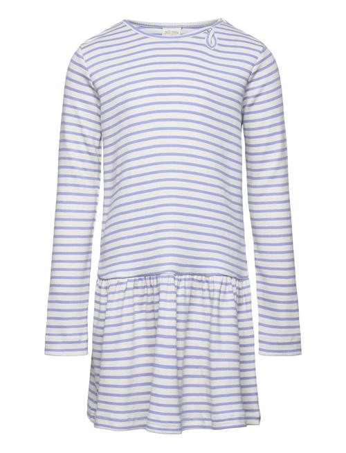 Se Dress L/S Modal Striped Petit Piao Blue ved Booztlet