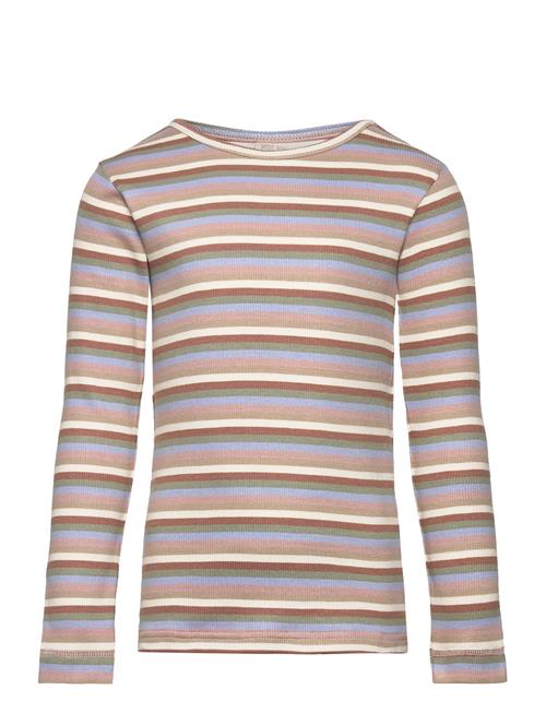 Petit Piao T-Shirt L/S Modal Multi Striped Petit Piao Patterned