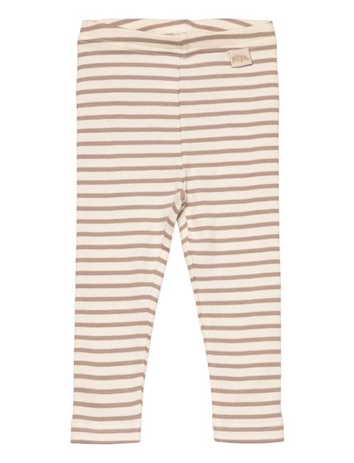 Se Petit Piao Legging Modal Striped Petit Piao Green ved Booztlet