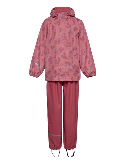 Se CeLaVi Rainwear Set - Aop CeLaVi Pink ved Booztlet