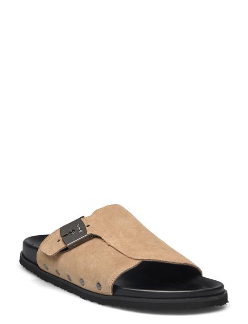 Se Scholl Sl Pescura Drop Suede Scholl Beige ved Booztlet