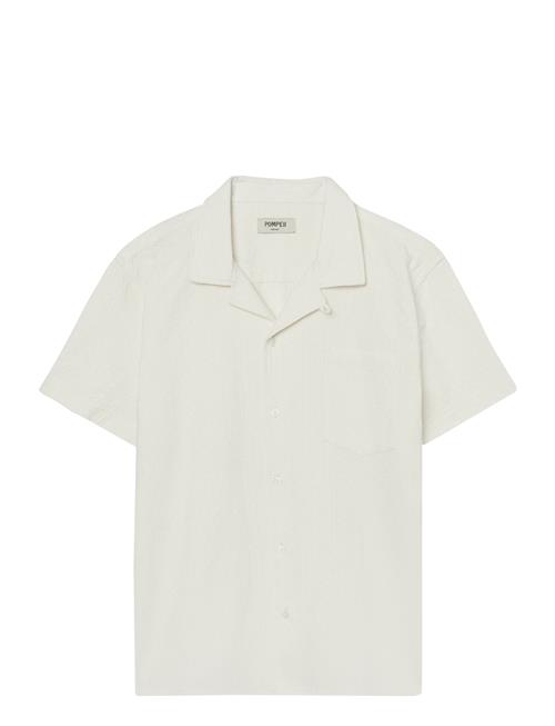 Pompeii Texture Short Sleeve Shirt Pompeii Cream