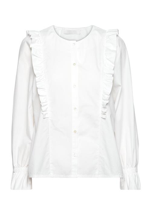 Belinda Blouse Paper Touch Naja Lauf White