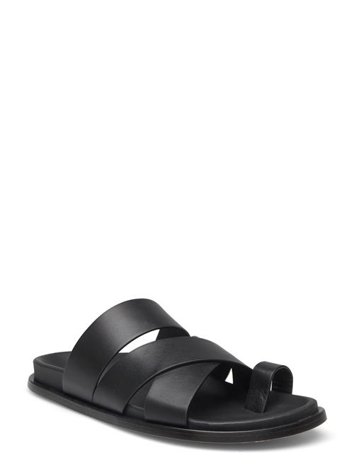 ALOHAS Harllow Black Leather Sandals ALOHAS Black