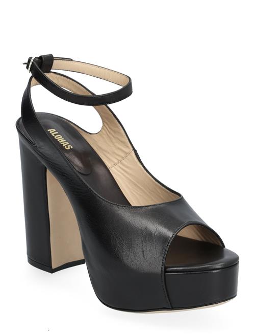 Se ALOHAS Sadie Black Leather Sandals ALOHAS Black ved Booztlet