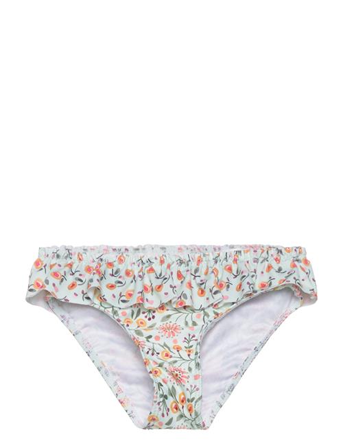 Mango Ruffled Floral Bikini Bottom Mango Green