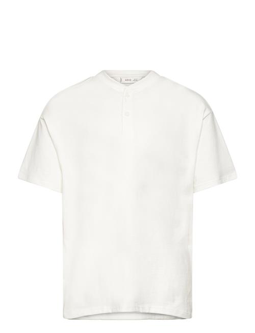 Se Butt D Cotton T-Shirt Mango White ved Booztlet