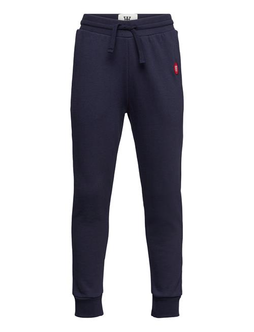 Double A by Wood Wood Ran Kids Joggers Gots Double A By Wood Wood Navy