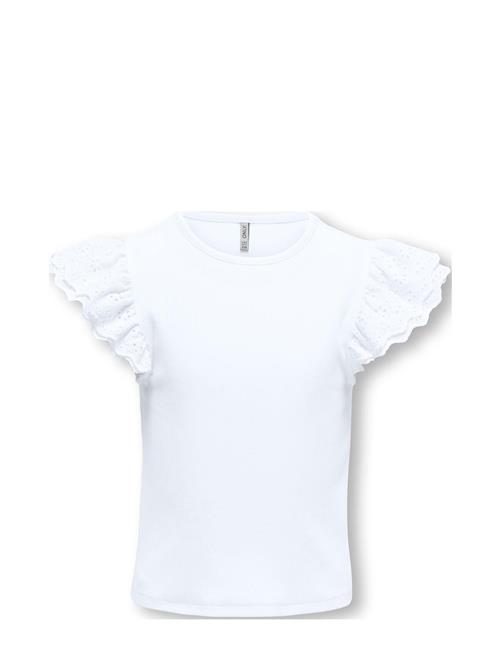 Kids Only Kogzenia S/L Detail Top Jrs Kids Only White