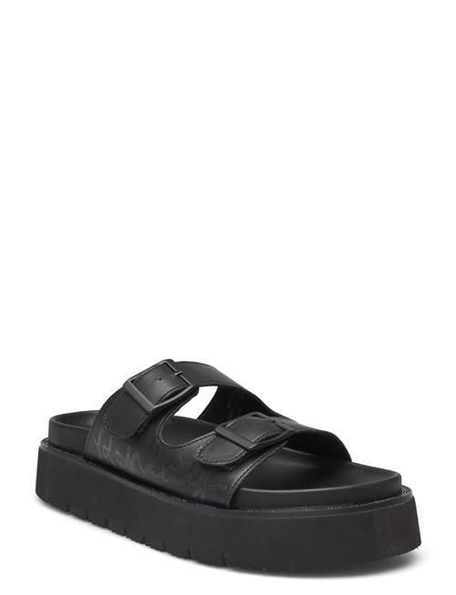 Se Muddy Shine Sandal Replay Black ved Booztlet