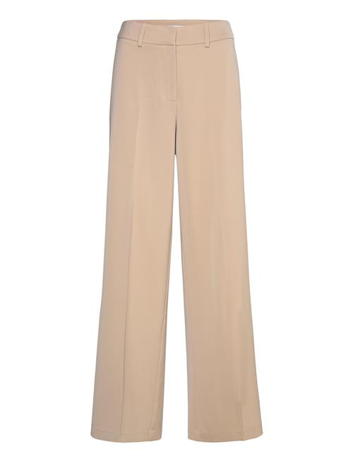 Se Marville Road Ingrid Satin Trousers Marville Road Beige ved Booztlet