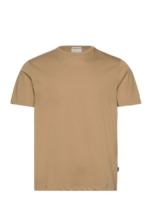 Lindbergh Black Mercerized Cotton Tee S/S Lindbergh Black Beige