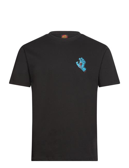 Santa Cruz Screaming Hand Chest T-Shirt Santa Cruz Black