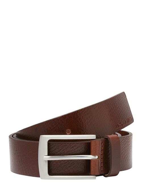 Jack & Jones Jacstockholm Leather Belt Noos Jack & J S Brown