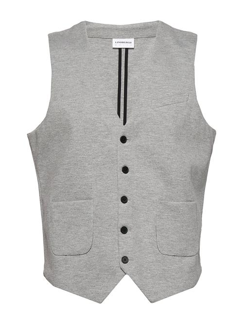 Se Lindbergh Superflex Knitted Waistcoat Lindbergh Grey ved Booztlet