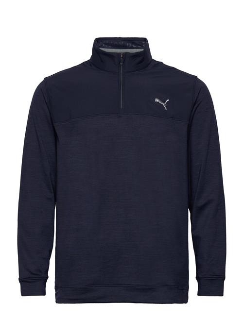 PUMA Golf Cloudspun Colorblock 1/4 Zip PUMA Golf Navy