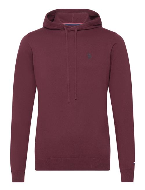 Se U.S. Polo Assn. Geran Ho Co Uspa M Knit U.S. Polo Assn. Burgundy ved Booztlet