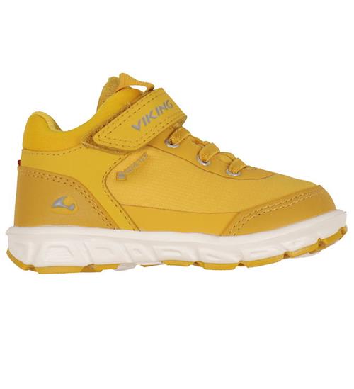 Se Viking Sko - Spectrum Mid GTX R - Honey/Grey ved KidsWorld