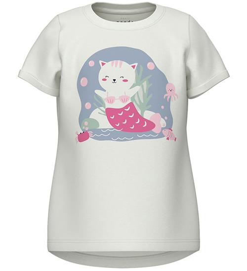 Name It Name It T-shirt - NmfVix - Bright White