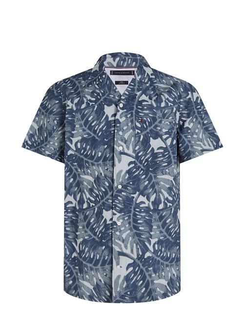 Tommy Hilfiger W-Diffused Foliage Prt Shirt S/S Tommy Hilfiger Navy