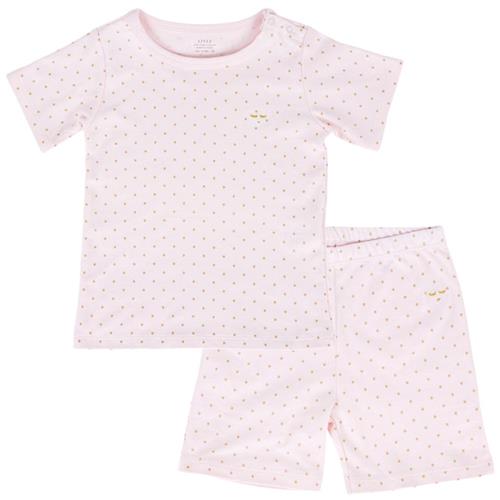 Se Livly Saturday Polkaprikmønstret T-shirt Og Shorts Sæt Lyserød | Lyserød | 80/86 cm ved Babyshop