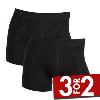 Claudio 2P Cotton Trunks Sort bomuld Medium Herre