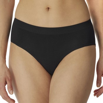 Schiesser Trusser Seamless Panty Sort polyamid Small Dame