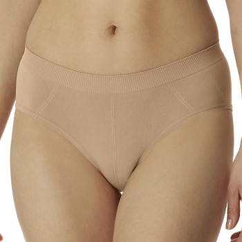 Schiesser Trusser Seamless Panty Beige polyamid Medium Dame