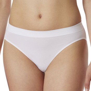 Schiesser Trusser Seamless Rio Slip Hvid polyamid Large Dame