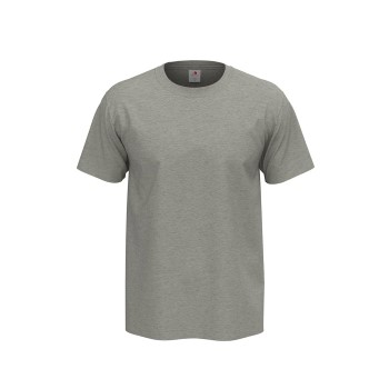 Stedman Comfort Men T-shirt Lysegrå bomuld Small Herre