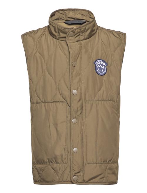 K. Quilted Vest Svea Brown