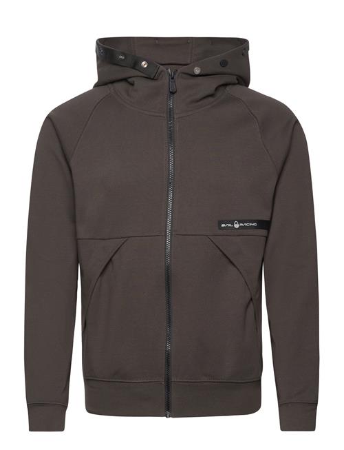 Se Sail Racing Race Bonded Zip Hood Sail Racing Brown ved Booztlet